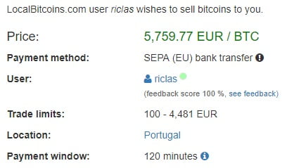 LocalBitcoins review - information about the offer