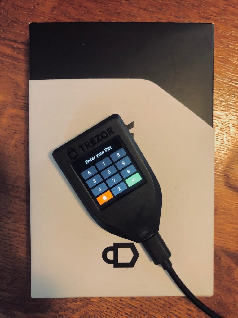 Trezor Model T - smooth design, smooth operation