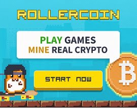 Rollercoin - Bitcoin mining game